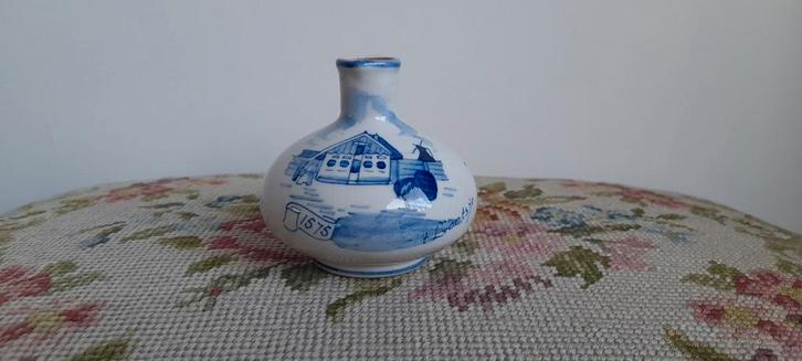 Delfts Blauw Bols Flesje, Antiek en Kunst, Antiek | Vazen, Ophalen of Verzenden