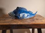 Delftsblauwe vis met twee schilderijtjes, Antiek en Kunst, Ophalen of Verzenden