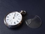 5 grote zilveren zakhorloges, heren, zilver, antiek, horloge, Verzenden, Zilver, Zakhorloge, Overige merken