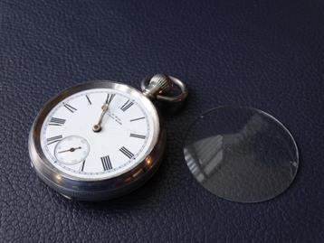 5 grote zilveren zakhorloges, heren, zilver, antiek, horloge beschikbaar voor biedingen