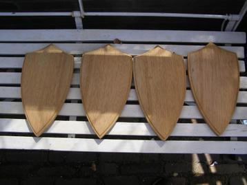 4 grote gewei plankjes+17 kleinere geweiplankjes hout nieuw beschikbaar voor biedingen
