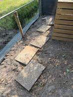 Gratis Grinttegels 60x40cm - 3 stuks, Tuin en Terras, Tegels en Klinkers, Ophalen, Gebruikt, Minder dan 5 m², Grind