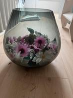 Prachtige vaas, Zwart, Ophalen of Verzenden, Minder dan 50 cm, Glas