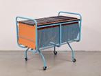 Vintage trolley administratie map lectuurrek mategote ‘70, Huis en Inrichting, 100 tot 150 cm, N, Ophalen of Verzenden, N