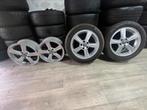 Volvo 16” velgen + Michelin zomerbanden 205/55R16 – 5x108, Ophalen, Gebruikt, 16 inch, Banden en Velgen