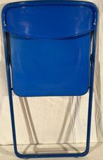 4 ikea ted klapstoelen blauw, Huis en Inrichting, Stoelen, Ophalen, Gebruikt, Blauw, Vier