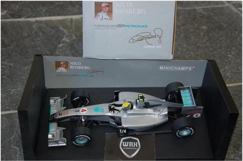 SALE MERCEDES SHOWCAR 2010 ROSBERG F1 MINICHAMPS WRH, Hobby en Vrije tijd, Modelauto's | 1:18, Zo goed als nieuw, Auto, MiniChamps