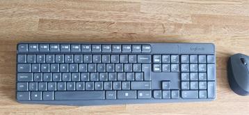 Logitech  toetsenbord en muis set ( draadloos ) beschikbaar voor biedingen