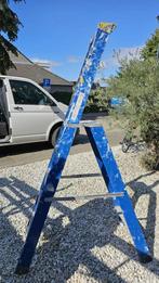 Skyworks Trap blauw, Doe-het-zelf en Verbouw, Ladders en Trappen, Ophalen, Gebruikt