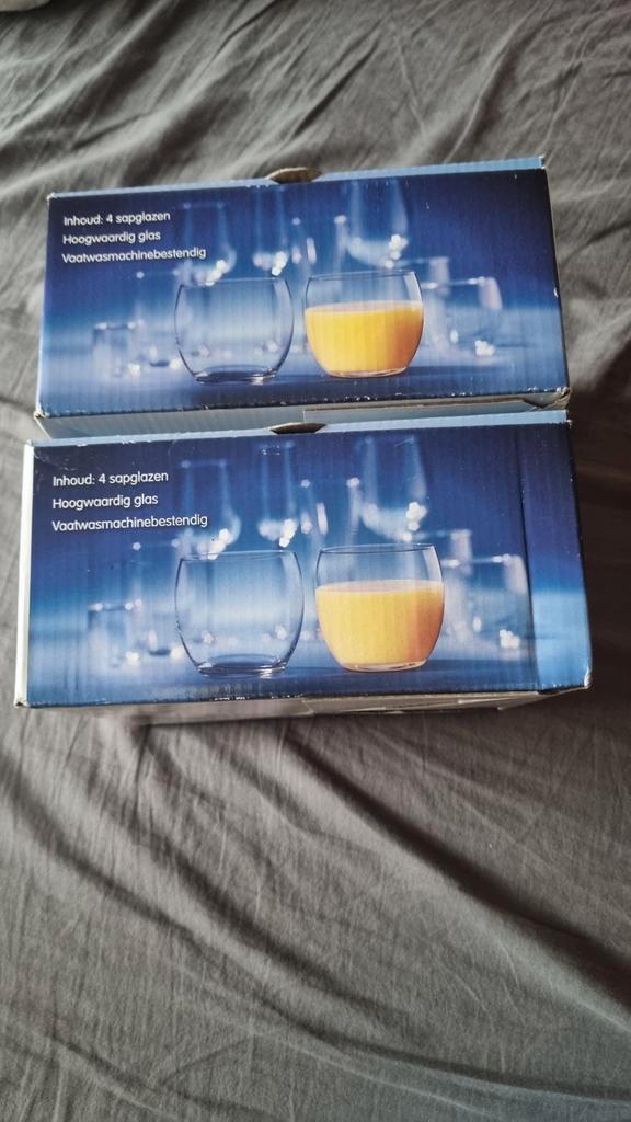2 Dozen Intermezzo Sap Glazen - Nieuw in Doos!, Huis en Inrichting, Keuken | Servies, Nieuw, Glas of Glazen, Effen, Glas, Ophalen of Verzenden