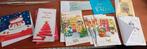 20 kerstkaarten met en zonder envelop, Ophalen of Verzenden, 1980 tot heden, Ongelopen, Feest(dag)
