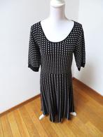 V57 YEST zwierige jurk zwart wit maat 38/40, Kleding | Dames, Maat 38/40 (M), Zwart, Ophalen of Verzenden, Zo goed als nieuw