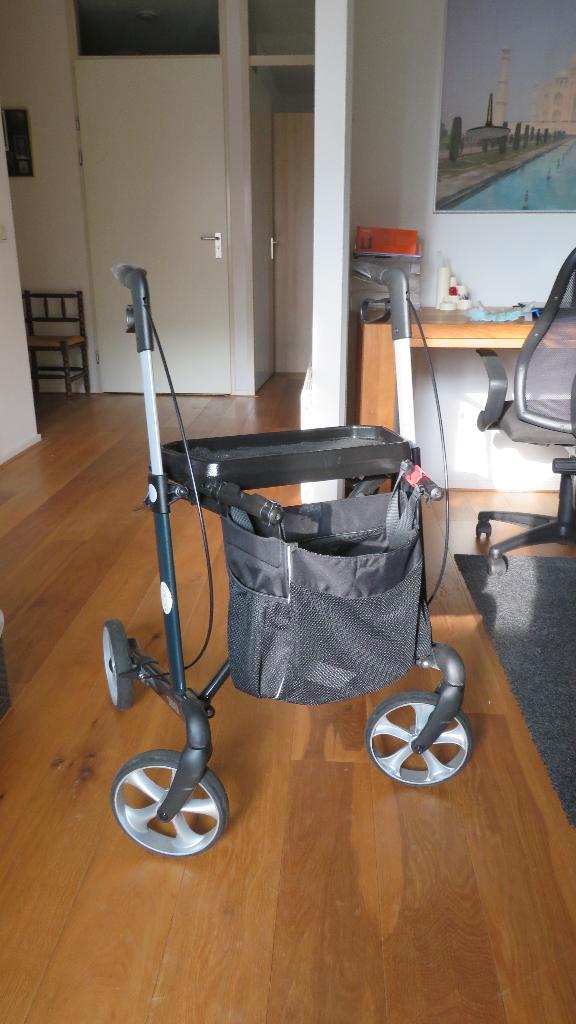 Rollator merk Server, Diversen, Rollators, Zo goed als nieuw, Lichtgewicht, Opvouwbaar, Ophalen