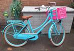 Popal Kinderfiets 26 inch met roze krat - 9 tm 12 jr, Gebruikt, Handrem, Popal, Ophalen