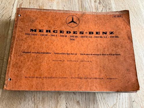 Mercedes-Benz W108 onderdelencatalogus 700+ pagina’s, Auto diversen, Handleidingen en Instructieboekjes, Verzenden