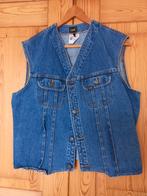 Bodywarmer- vest van spijkerstof. Maat L omvang 116cm NIEUW., Ophalen of Verzenden