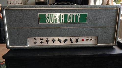 Super city dea200 half stack (gereviseerd), Muziek en Instrumenten, Versterkers | Bas en Gitaar, Gebruikt, 100 watt of meer, Ophalen of Verzenden