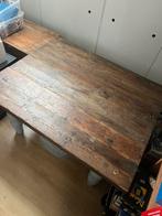 Salontafel hout landelijk, Ophalen, Zo goed als nieuw, Rechthoekig, 50 tot 100 cm
