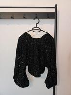 Zara glitter top M, Verzenden, Zo goed als nieuw