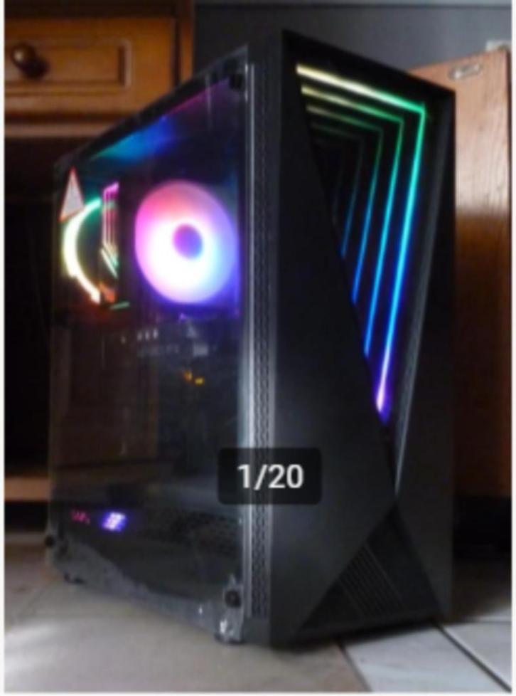 Rgb Game pc i7 9700K Rtx 2060 super, Computers en Software, Desktop Pc's, Zo goed als nieuw, 2 tot 3 Ghz, SSD, 16 GB, Ophalen