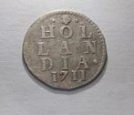 dubbele stuiver holland 1711, Postzegels en Munten, Munten | Nederland, Vóór koninkrijk, Verzenden, Zilver, Overige waardes