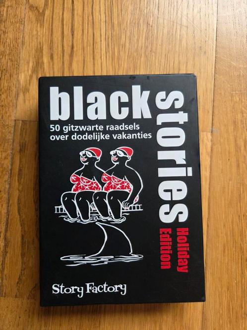 Black Stories Holiday Edition, Hobby en Vrije tijd, Gezelschapsspellen | Kaartspellen, Zo goed als nieuw, Een of twee spelers