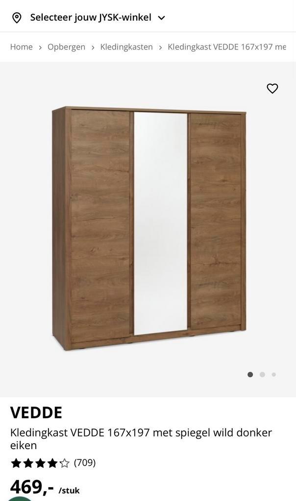 Kleding kast, Huis en Inrichting, Kasten | Kledingkasten, Zo goed als nieuw, 150 tot 200 cm, 50 tot 75 cm, Ophalen of Verzenden