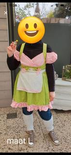 Tiroler jurkje maat L, Kleding | Dames, Ophalen, Carnaval, Maat 42/44 (L), Zo goed als nieuw