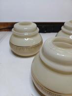 Vintage Glazen Lampenkappen - 4 stuks, Huis en Inrichting, Ophalen of Verzenden
