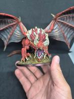 Geverfde Rode Draak - Dungeons & Dragons + epic encounter, Figuurtje(s), Overige soorten, Ophalen of Verzenden, Zo goed als nieuw