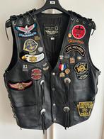 Vintage motor biker vest leer Harley Davidson motorkleding, Heren, Jas | leer, Ophalen of Verzenden, Stop