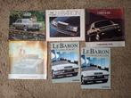 Lot autofolders Chrysler LeBaron, Verzenden, Zo goed als nieuw, Overige merken