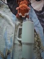 Plastic Beker met Rietje - Mintgroen, Huis en Inrichting, Keuken | Keukenbenodigdheden, Ophalen of Verzenden, Nieuw