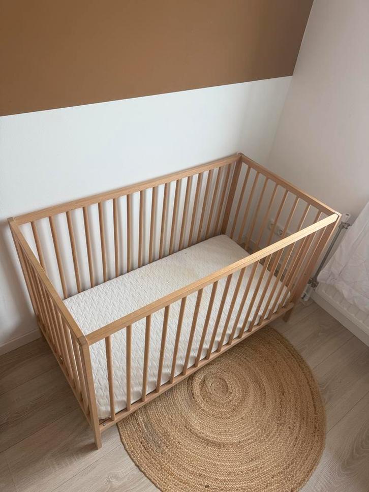 IKEA Sniglar Ledikant + 2 Aerosleep Matrassen (60x120), Kinderen en Baby's, Babywiegjes en Ledikanten, Gebruikt, Ledikant, Ophalen