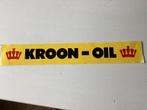 Sticker Kroon Oil, Verzamelen, Merk, Zo goed als nieuw, Verzenden