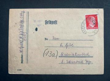 WWII Duitse Feldpost, 1944 beschikbaar voor biedingen