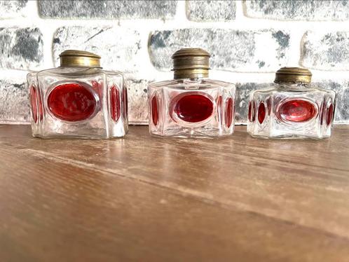19e eeuw Russische set glazen Thee potten, Antiek en Kunst, Antiek | Glas en Kristal, Ophalen of Verzenden