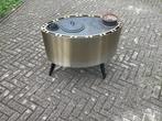 Kachel,houtkachel,tuinhaard model bekkasinen terraskachel, Tuin en Terras, Ophalen, Gebruikt