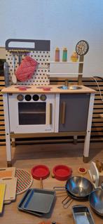 Janod houten speelkeuken met accessoires, Ophalen, Gebruikt, Hout, Speelkeuken