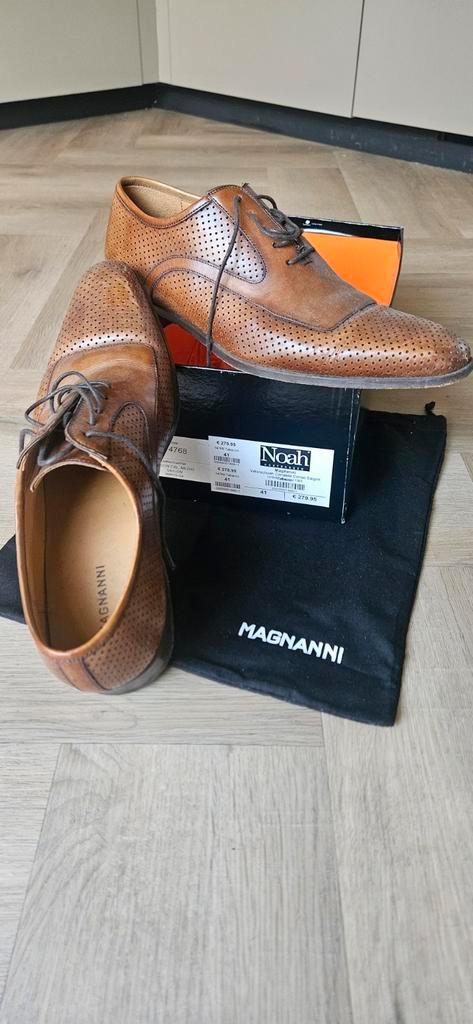 Magnanni Tabacco Maat 41 - Nette Schoenen, Kleding | Heren, Schoenen, Gedragen, Veterschoenen, Bruin, Ophalen of Verzenden