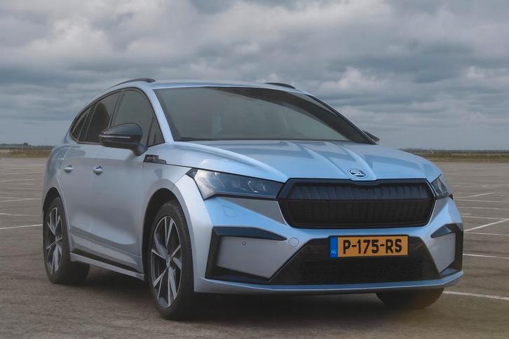 Škoda Enyaq 60 Sportline–Luxe, Sportief & Topstaat, Auto's, Skoda, Particulier, Enyaq, ABS, Achteruitrijcamera, Adaptieve lichten