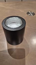 Zwarte LED Plafondspot, Huis en Inrichting, Lampen | Spots, Metaal of Aluminium, Ophalen of Verzenden, Zo goed als nieuw, Modern