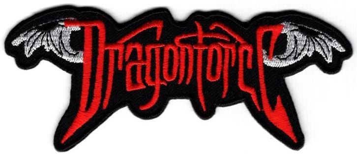 DragonForce stoffen opstrijk patch embleem, Verzamelen, Muziek, Artiesten en Beroemdheden, Nieuw, Kleding, Ophalen of Verzenden