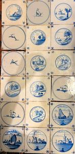 Antieke tegels tegel met springertjes, Ophalen of Verzenden