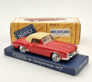 Mercedes Benz 190 SL '56 Rood NOREV / DINKY 1:43 ref. CL3512 beschikbaar voor biedingen