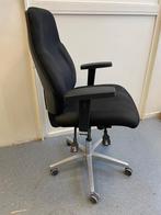 buro stoel bureaustoel verstelbaar - zwart met armleuning, Ophalen, Gebruikt, Zwart, Bureaustoel