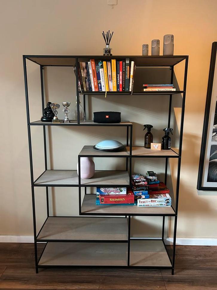 Industriële kast 120x40x180 - Zo goed als nieuw!, Huis en Inrichting, Kasten | Boekenkasten, Zo goed als nieuw, 100 tot 150 cm