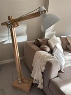 Light & Living vloerlamp hout/metaal, Huis en Inrichting, Lampen | Vloerlampen, Ophalen, Scandinavisch, landelijk, 100 tot 150 cm
