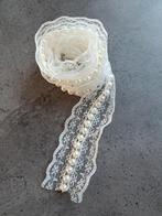Mooi bandjes met kraaltjes en kastrandjes, Ophalen of Verzenden, Zo goed als nieuw, Lint, Band of Elastiek