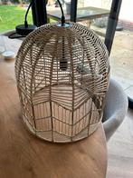 Kwantum rotan hanglamp, Ophalen of Verzenden, Gebruikt, Rond, 25 tot 50 cm